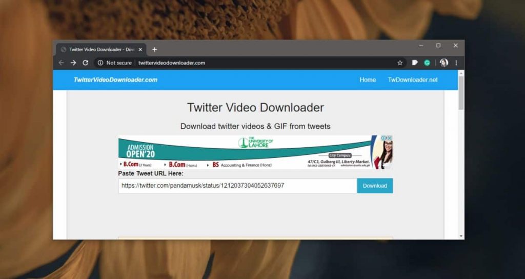 hwo to download twitter video