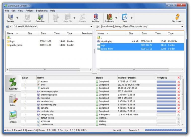 easiest to use free ftp software