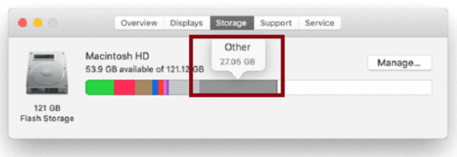 how to get rid of other storage on mac