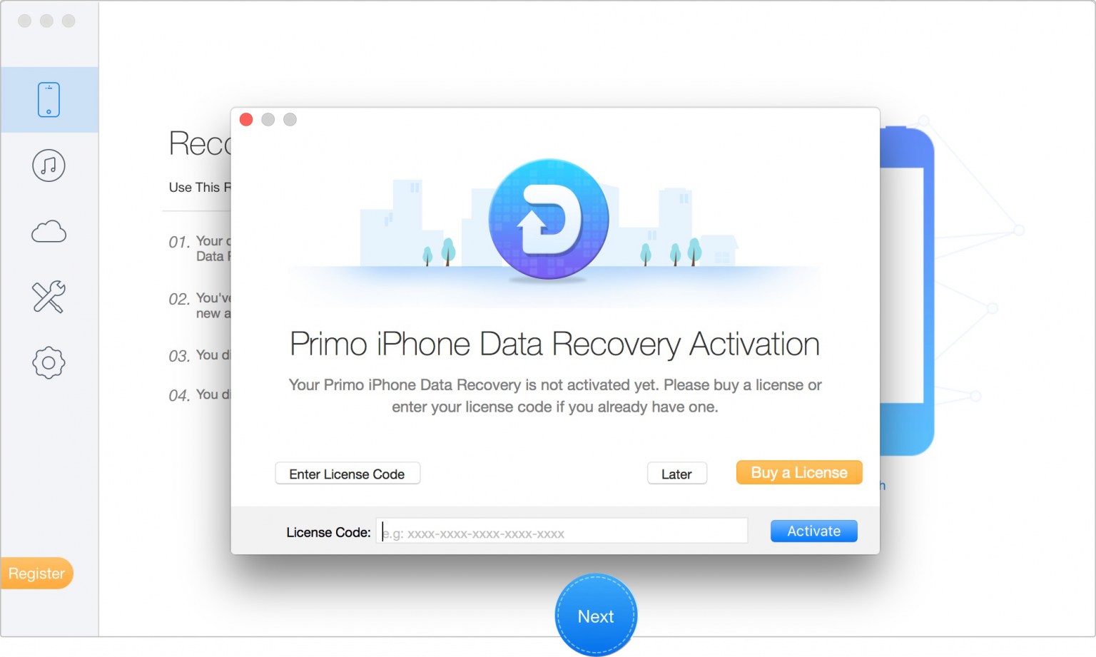 dr fone ios data recovery not working